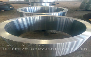EN26 Alloy Steel Forgings Cincin Q + T Heat Treatment machined Dan UT Uji
