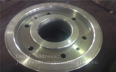 EN JIS ASTM AISI BS DIN Pressure Vessel Forged Weel Blanks Parts Grinding Wheel Helical Ring Gear Wheel