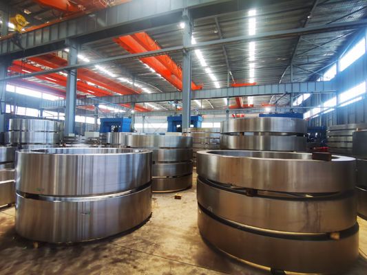 Baja Paduan ASTM 34CrNiMo6 Tempa Logam Pemrosesan QT
