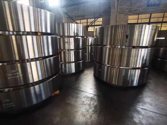 Cincin tempa tebal 250mm perlakuan panas QT yang dirancang untuk peralatan sektor pembangkit listrik dan energi yang membutuhkan komponen
