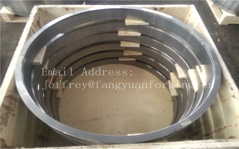 10CrMo9-10 1,7380 DIN 17243 Alloy Steel Ditempa Rings Quenced Dan Tempered Heat Treatment Bukti machined