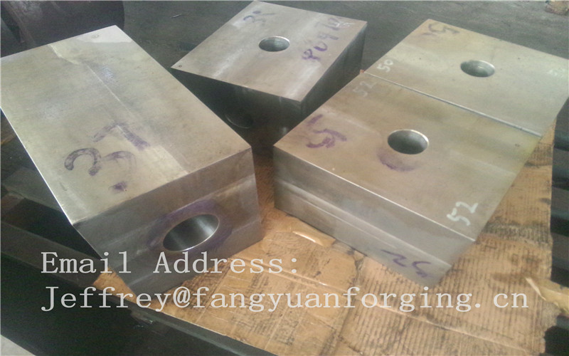 SA182 F316 F304 Produk baja tempa Pembuatan solusi blok tempa dan pengeboran